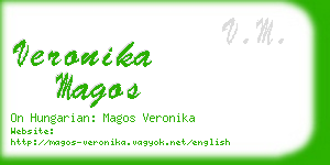 veronika magos business card